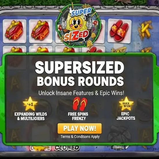 Bonus Rounds: 5 Fat Spins, 7 Fatter Spins, 9 Fattest Spins! 🍟📈